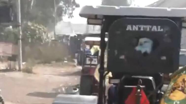 Farmers March To Shambhu Border Protest Site On Tractors: Watch