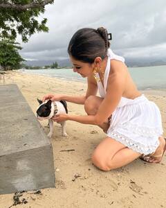 Mouni Roy Flaunts An Effortless Beachside Look In Backless White Dress, SEE PICS