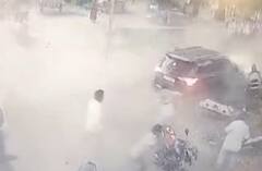 Gujarat : દારુ પીધા બાદ શખ્સે ફોર્ચ્યુનર કાર લોકો પર ચડાવી, અકસ્માત સર્જી થયો ફરાર