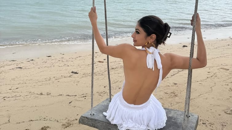 Mouni Roy Flaunts An Effortless Beachside Look In Backless White Dress, SEE PICS