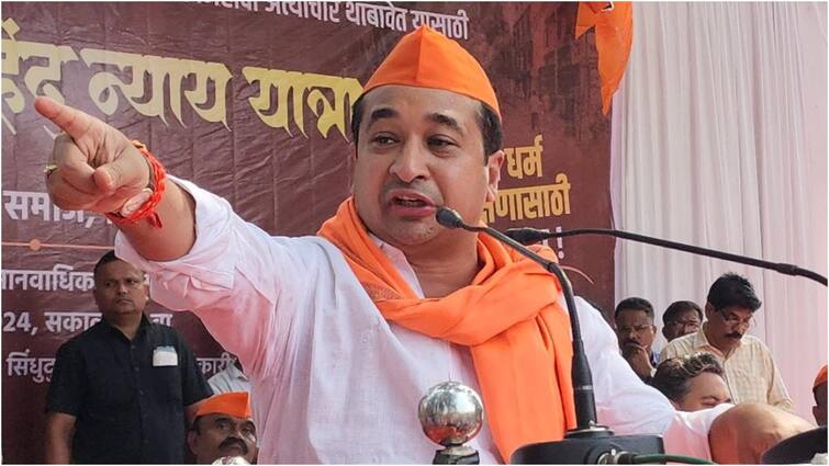 Nitesh Rane demand ban on burqa at examination centers in 10 and 12th Exams in Maharashtra महाराष्ट्र: 'परीक्षा केंद्र में बुर्का पहनकर न दी जाए छात्राओं को एंट्री', नितेश राणे ने शिक्षा मंत्री को लिखा पत्र