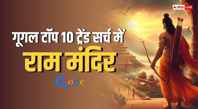 ईयर एंडर 2024 गूगल टॉप ट्रेंडिंग सर्च लिस्ट में राम मंदिर नियर मी शामिल है