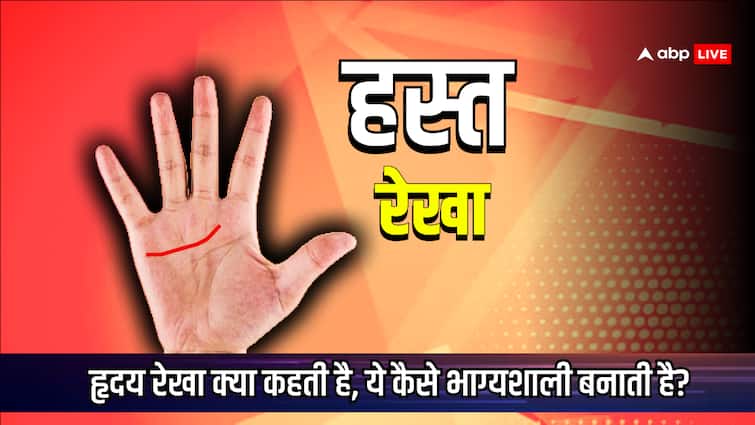 हस्तरेखा शास्त्र हथेली में हृदय रेखा एक अच्छी और साफ दिल की रेखा क्या बताती है