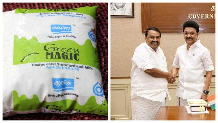 Minister raja kannappan on Aavin Green Magic Plus says not reducing the sale of milk ஆவின் பாலின் விலை மறைமுகமாக ஏற்றப்படுகிறதா? 