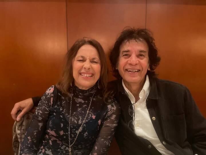 He is survived by his wife Antonia Minnecola and two daughters, Anisa Qureshi and Isabella Qureshi. (All Image: Zakir Hussain/Instagram.)