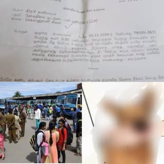 நாய் மீது பேருந்தை ஏற்றிய அரசு பேருந்து ஓட்டுநர் - நிர்வாகம் எடுத்த அதிரடி நடவடிக்கை