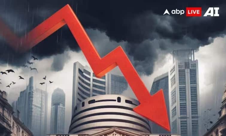 Share market closed at big drop sensex closed falls 1064 points nifty below 24350  આજે શેરબજારમાં થયો મોટો ઘટાડો, સેન્સેક્સ 1,064 પોઈન્ટના કડાકા સાથે બંધ