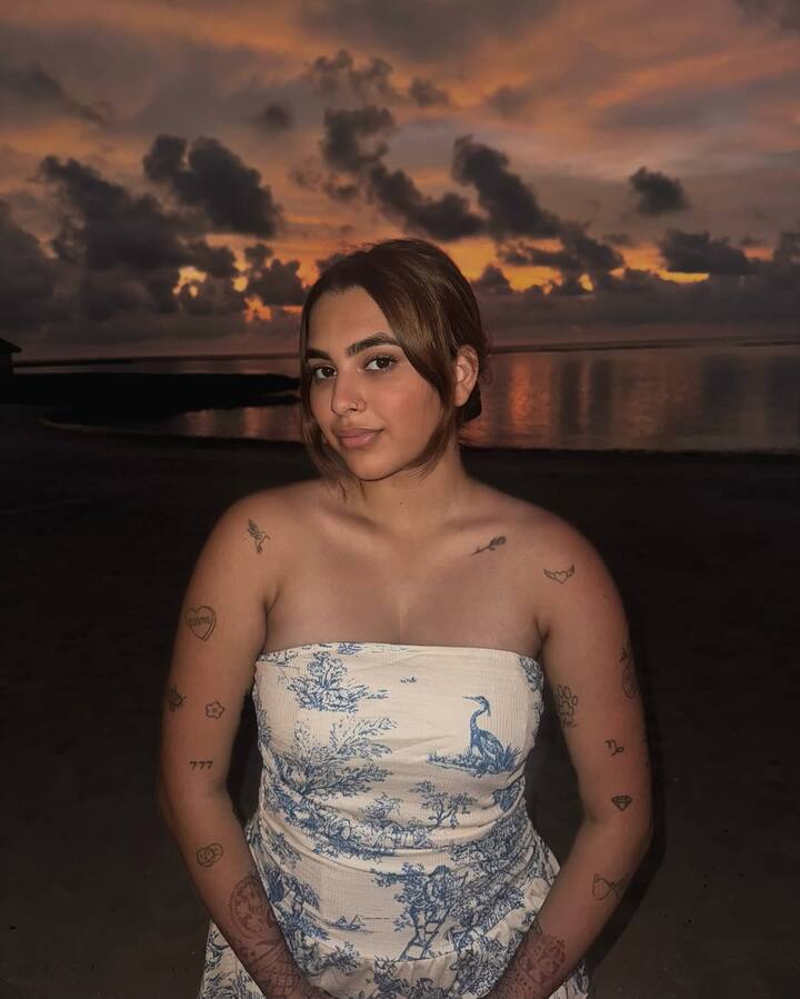 On Tuesday, Aaliyah posted a series of photos and videos from the beach paradise.