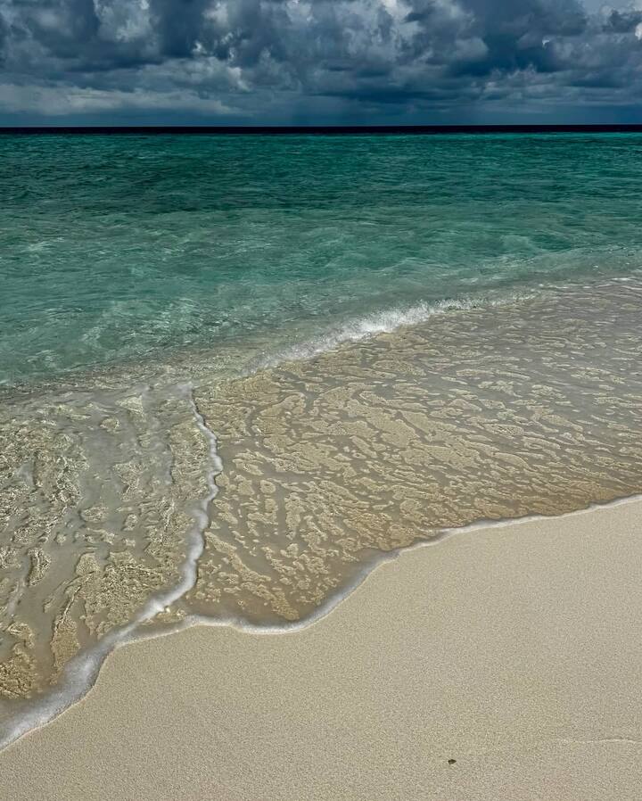 Although she didn't write anything in the caption, the photos speak volumes about the fun the newlyweds are having.