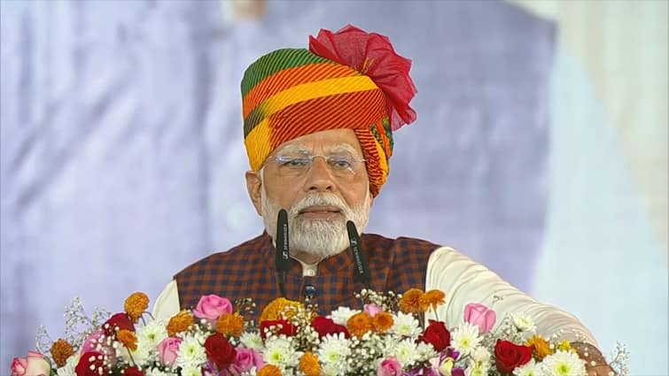 PM Modi inaugurated ERCP Project Nonera Abra Dam from Jaipur water crisis of 21 districts resolved ann पीएम मोदी ने रखी राजस्थान के ERCP प्रोजेक्ट की आधारशीला, दूर होगा 21 जिलों का जल संकट