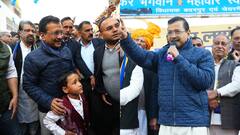 अरविंद केजरीवाल ने बदरपुर विधानसभा में की पदयात्रा, BJP पर लगाया ये आरोप