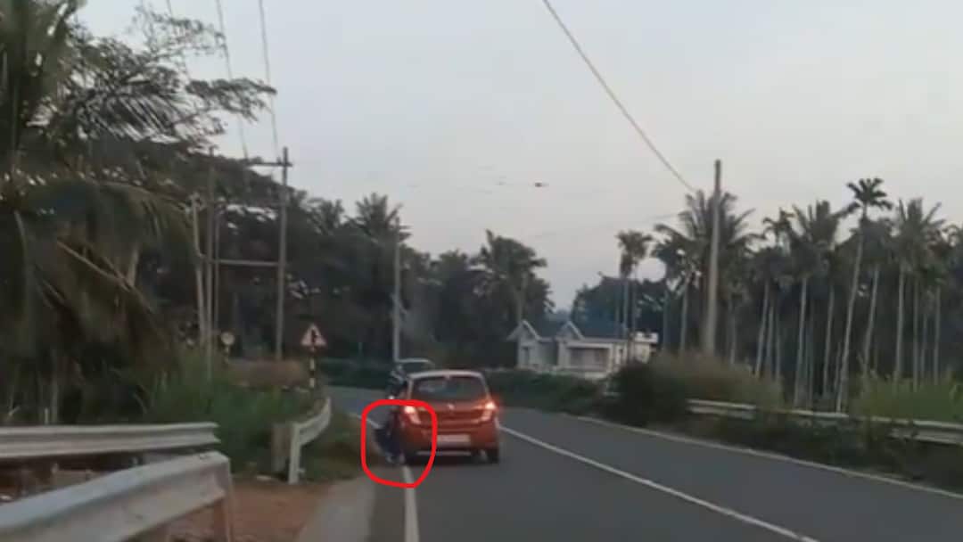 WATCH Tribal Man Dragged By Car For Half A Kilometre In Wayanad Priyanka Gandhi WATCH: Tribal Man Dragged By Car For Half A Kilometre In Wayanad; 2 Held