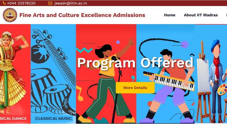 IIT Madras becomes the First IIT to introduce Fine Arts & Culture Excellence Admission IIT Madras: ஐஐடி வரலாற்றில் முதல்முறை: கலை, கலாச்சாரத் துறை மாணவர்களுக்கு ஐஐடி சென்னையில் சேர்க்கை!- விண்ணப்பிப்பது எப்படி?