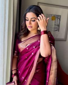 Samyuktha Menon : సమంత అనుకునేరు సంయుక్త.. పింక్ కలర్ పట్టుచీరలో అదిరిపోయింది కదా!