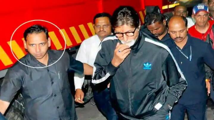 பாலிவுட் சீனியர் நடிகர் அமிதாப் பச்சனின் பாடிகார்ட் ஜிதேந்தர் ஷிண்டே. ஆண்டிற்கு ரூ 1.5 கோடி சம்பளமாக பெறுகிறார்