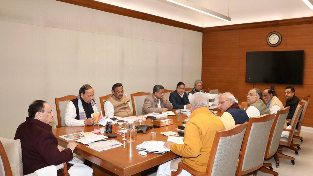 दिल्ली विधानसभा चुनाव को लेकर जेपी नड्डा की बड़ी बैठक, जानें कब तक आएगी उम्मीदवारों की लिस्ट? JP Nadda Meeting for Delhi Assembly Election 2025 on candidates list ann दिल्ली विधानसभा चुनाव को लेकर जेपी नड्डा की बड़ी बैठक, जानें कब तक आएगी उम्मीदवारों की लिस्ट?