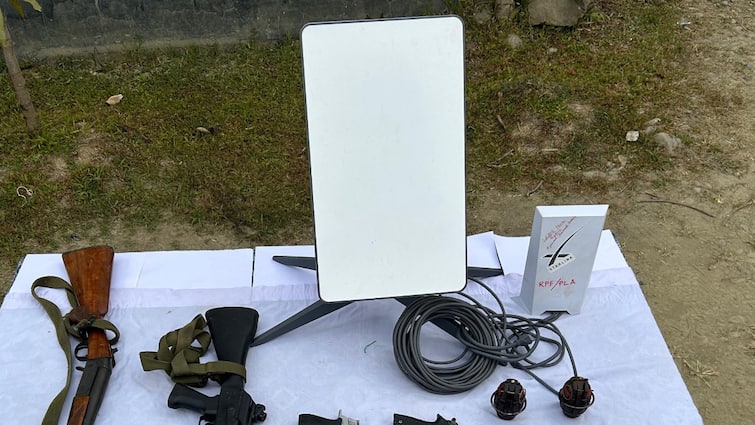 Starlink-Like Antenna, Router Seized From Insurgent Groups In Manipur