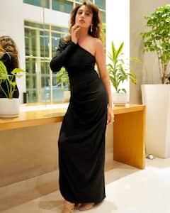 Surbhi Chandna Turns Up The Heat With Glamorous Look In A Black Dress; SEE PICS