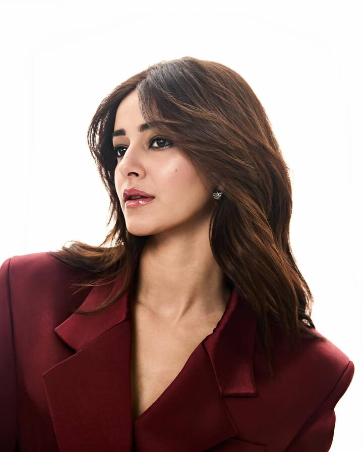 ఈ ఫోటోలను ఇన్స్టాలో షేర్ చేసి.. colour of the season 🍒 అంటూ క్యాప్షన్ ఇచ్చింది. Classy ♥🎀💫 అంటూ ఆమె అభిమానులు కాంప్లిమెంట్స్ ఇస్తున్నారు. (Image Source : Instagram/Ananya Panday)