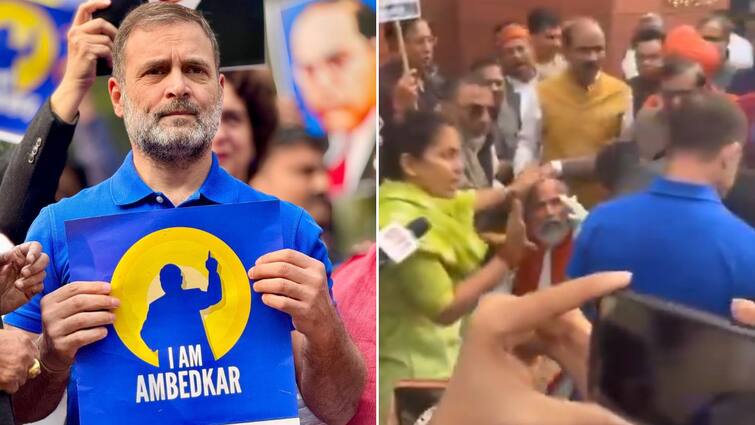Rahul Gandhi Walks To BJP MP Injured During Protest, Here's What Happens Next — WATCH Rahul Gandhi Walks To BJP MP Injured During Protest In Parliament, Here's What Happens Next — WATCH