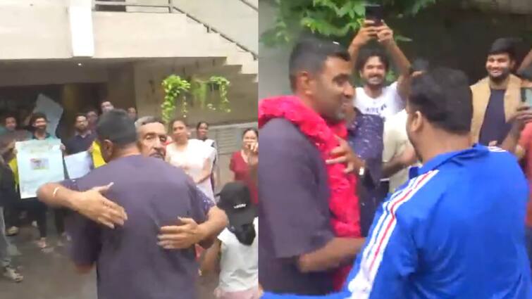 Ravichandran Ashwin returns back to his home town chennai received grand reception Watch video : நீ பொட்டு வச்ச தங்க குடம்.. நாடு திரும்பிய அஷ்வின்! உற்சாக வரவேற்பு கொடுத்த ரசிகர்கள்