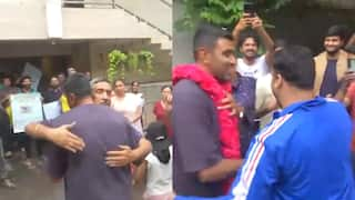 Ravichandran Ashwin returns back to his home town chennai received grand reception