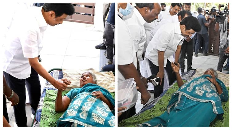Tamil Nadu CM MK Stalin reviews makkalai thedi maruthuvam scheme beneficiary நல்லா இருக்கீங்களா அம்மா? நேரில் நலம் விசாரித்த முதல்வர்.. சர்ப்ரைஸ் ஆன பாட்டி!