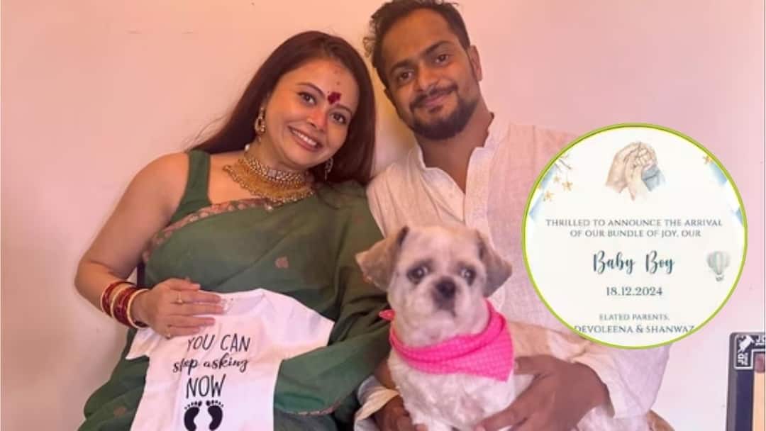 Devoleena Bhattacharjee welcomes Baby Boy with husband shanwaj shaikh share post on social media Gopi Bahu Devoleena Bhattacharjee Delivers Baby Boy: प्रसिद्ध अभिनेत्रीच्या घरी पाळणा हलला; 'गोपी बहू'ला मुलगा झाला, पोस्ट करुन स्वतःच सांगितली गूड न्यूज