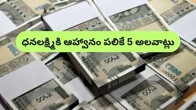 Building Wealth: ఈ 5 అలవాట్లు మీకు ఉంటే ధనలక్ష్మి మీ ఇంటి నుంచి వెళ్లదు గాక వెళ్లదు!