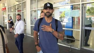 Virat Kohli got involved in a heated exchange with the media at Melbourne Airport