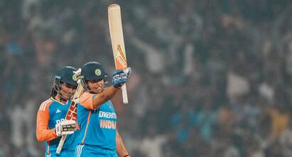 Richa Ghosh Slams Joint Fastest Fifty In Womens T20Is Against West Indies Richa Ghosh Slams Joint-Fastest Fifty In Womens T20Is Against West Indies