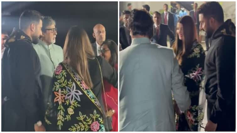 Aishwarya Rai And Abhishek Bachchan Attend Daughter Aaradhya’s School Function With Amitabh Bachchan, WATCH