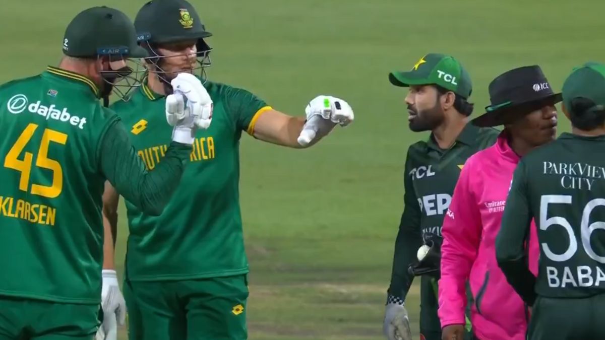 Mohammad Rizwan & Heinrich Klaasen Engage In Heated On-Field Exchange During SA vs PAK 2nd ODI | WATCH