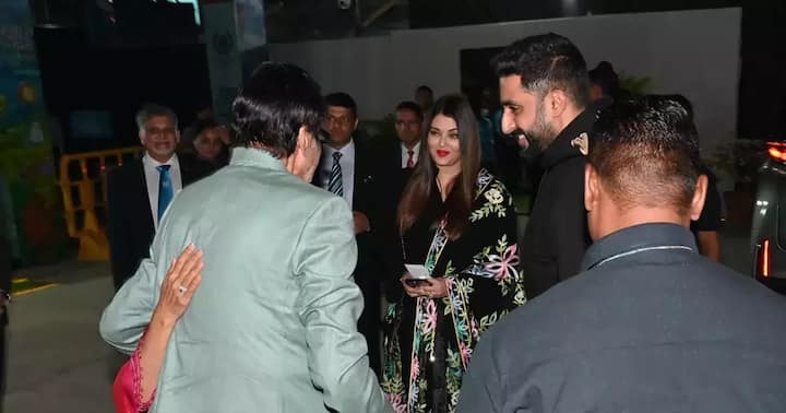 एक बार फिर ऐश्वर्या ने अभिषेक बचच्न और अमिताभ बच्चन के साथ स्पॉट होकर तलाक की खबरों को खारिज कर दिया है.