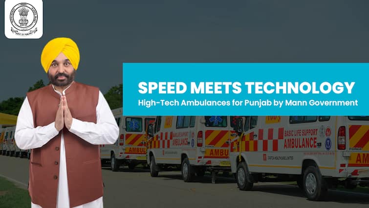 Speed Meets Technology: High-Tech Ambulances For Punjab By The Mann Government