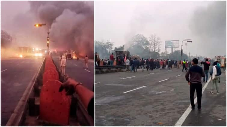 Rajasthan: 6 Charred To Death As Truck Collides With LPG Tanker In Jaipur