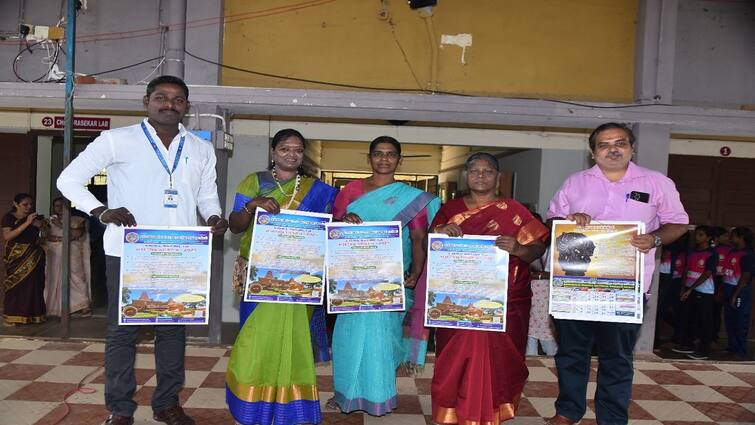 Symbols of Victory of Rajendra Chola Publication of Historical Calendar tnn முதலாம் ராஜேந்திர சோழனின் வெற்றி சின்னங்கள்... வரலாற்று நாட்காட்டி வெளியீடு
