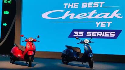 new bajaj chetak 35 series takes aim at ola and ather auto news in tamil Bajaj Chetak: ஓலா, ஏதர் ஸ்கூட்டர்களுக்கு ஆப்பு - களமிறங்கியது புதிய பஜாஜ் சேடக் - ஈ ஸ்கூட்டரில் இவ்வளவு அம்சங்களா?