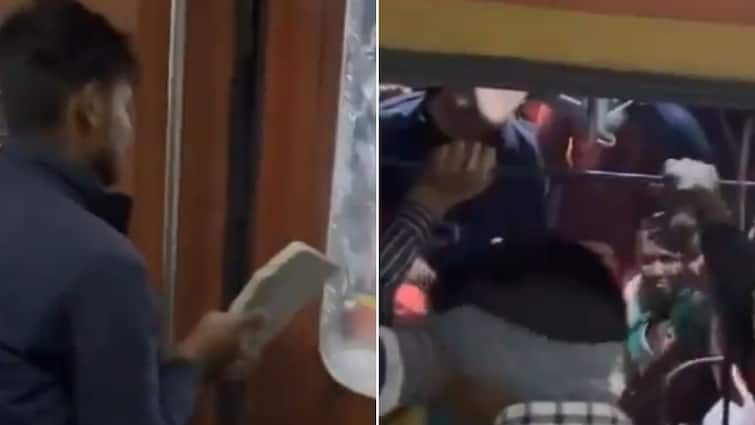 Mob Shatters Windows, Vandalises Train Over Locked Doors In UP, Video Viral