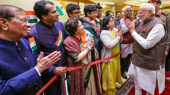 PM Modi is visiting Kuwait on the invitation of Kuwaiti Emir Sheikh Meshal Al-Ahmad Al-Jaber Al-Sabah. His visit to Kuwait will be the first of any Indian Prime Minister to the Gulf nation in 43 years. (Source: PTI)