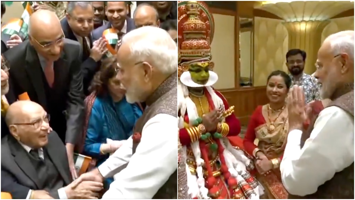 PM Modi In Kuwait Meets 101-Year-Old Ex-IFS Officer Amid Warm Welcome From Indian Diaspora — WATCH