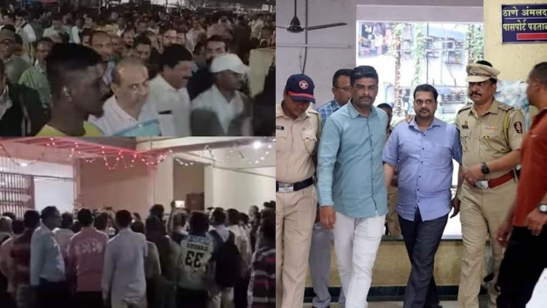 Marathi Family Beaten in Kalyan Akhilesh Shukla and Two people detained by Police Search for other accused by checking CCTV Kalyan Marathi Family Beaten : कल्याणमध्ये मराठी कुटुंबावर हल्ला करणाऱ्या गुंडांच्या मुसक्या आवळायला सुरुवात, सीसीटीव्ही बघून प्रत्येकाचा माग काढणार