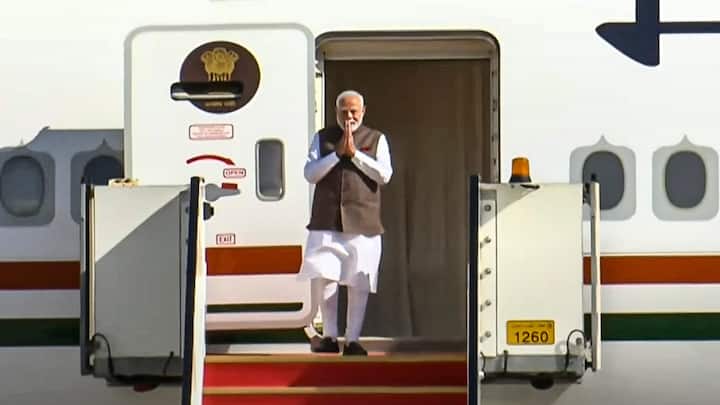 Prime Minister Narendra Modi on Saturday arrived in Kuwait on a two-day visit where he will hold talks with Kuwaiti leadership to 