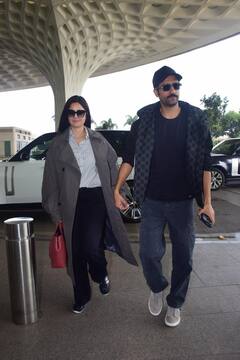 वाइफ कैटरीना संग हाथों में हाथ डाले एयरपोर्ट पर स्पॉट हुए विक्की कौशल, कपल की केमिस्ट्री पर फैंस ने हारा दिल