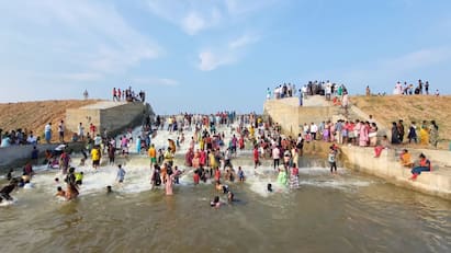 Kanchipuram New Tourist Spot Damal Lake Visit Enjoy with water Tnn Kanchipuram: திடீர் டூரிஸ்ட் ஸ்பாட் ஆக மாறிய தாமல் ஏரி... எங்கே உள்ளது இந்த இடம்