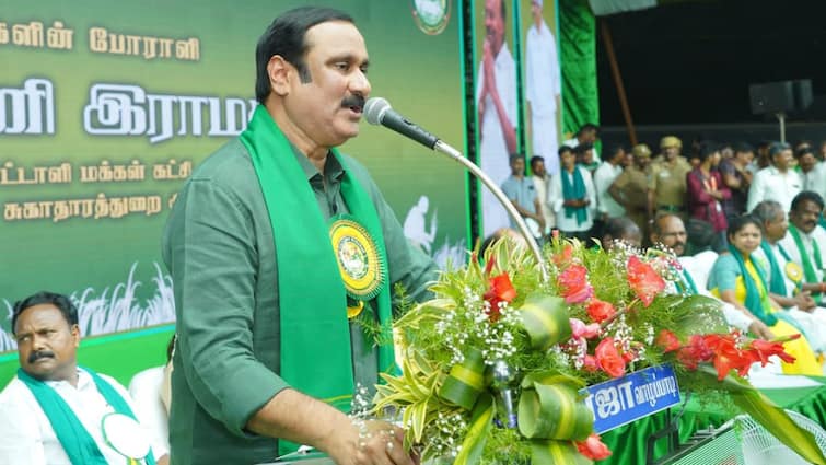 Pmk Manadu Tiruvannamalai Anbumani Ramadoss speech about DMK failure tnn PMK Manadu: கொடுங்கோல் ஆட்சி.. கோபத்தில் மக்கள்.. கொதித்தெழுந்த அன்புமணி! 