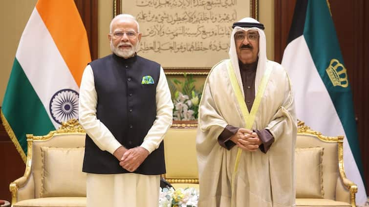 PM Modi Receives Kuwait's Highest Honour 'The Order Of Mubarak Al Kabeer'