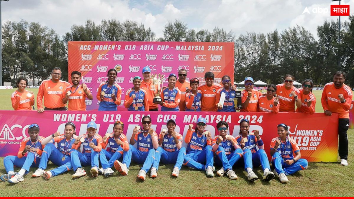 India U-19 Women Asia Cup champion : भारताच्या पोरी सर्वांत भारी! अंडर 19 आशिया कपच्या ट्रॉफीवर कोरलं नाव, बांगलादेशला पाणी पाजून घडवला इतिहास