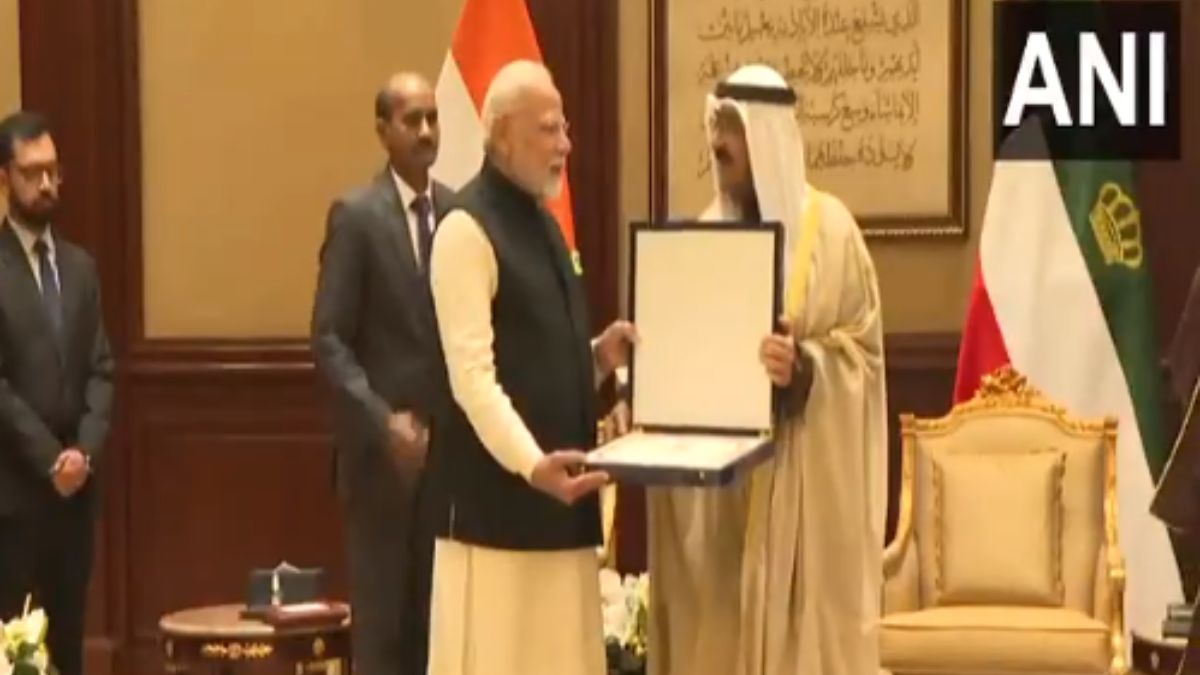 PM Modi Kuwait Visit: पंतप्रधान मोदींना कुवेतचा सर्वोच्च सन्मान, भारतीय पंतप्रधानांना 'द ऑर्डर ऑफ मुबारक अल कबीर'ने केलं सन्मानित