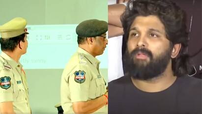 Telangana police releases video of acp and dcp escorting Allu arjun out of theatre தப்பிக்க வழியே இல்ல...அல்லு அர்ஜூனுக்கு எதிராக காவல்துறை வெளியிட்ட வீடியோ ஆதாரம்